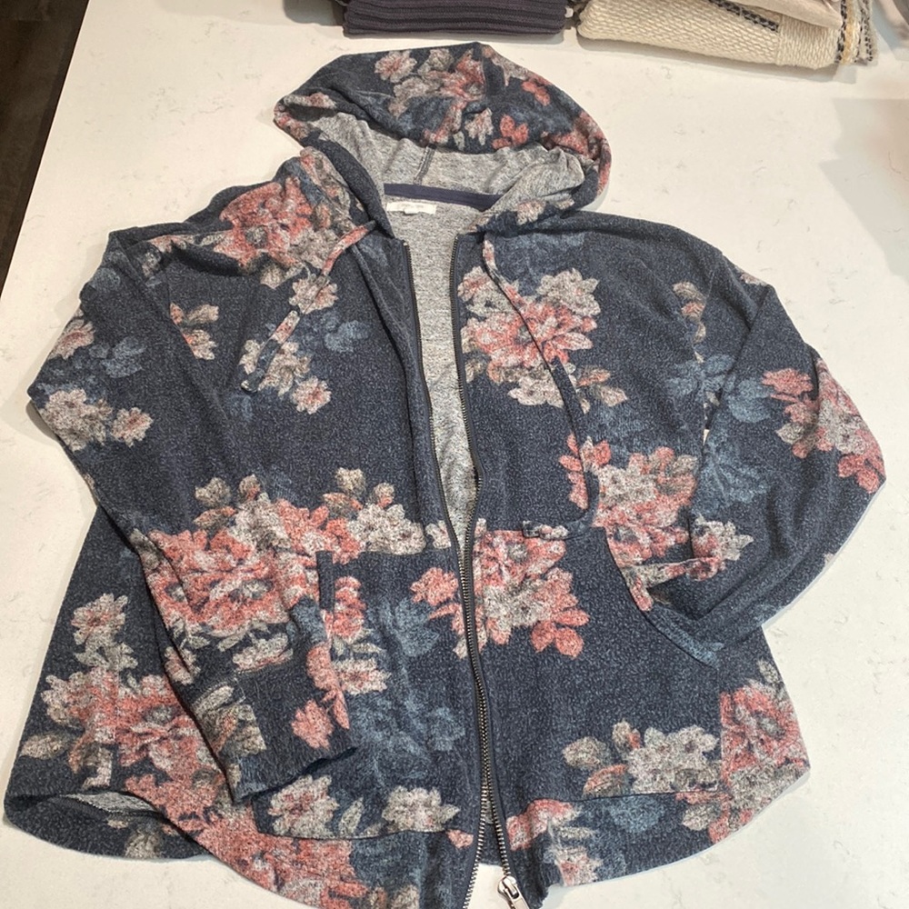 Maurices hooded lightweight zip up